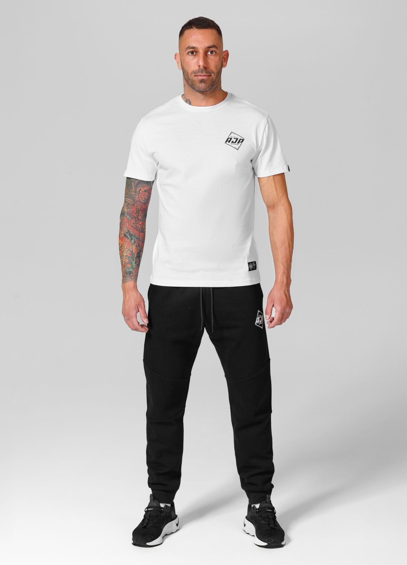 Men's T-Shirt Small Logo AJP - White