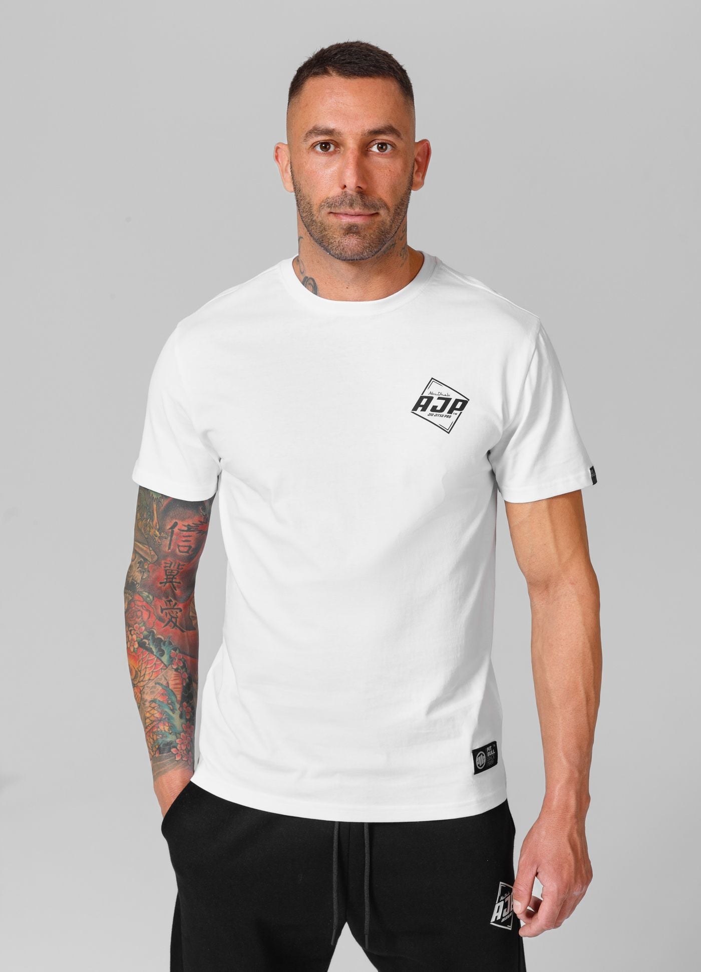Men's T-Shirt Small Logo AJP - White